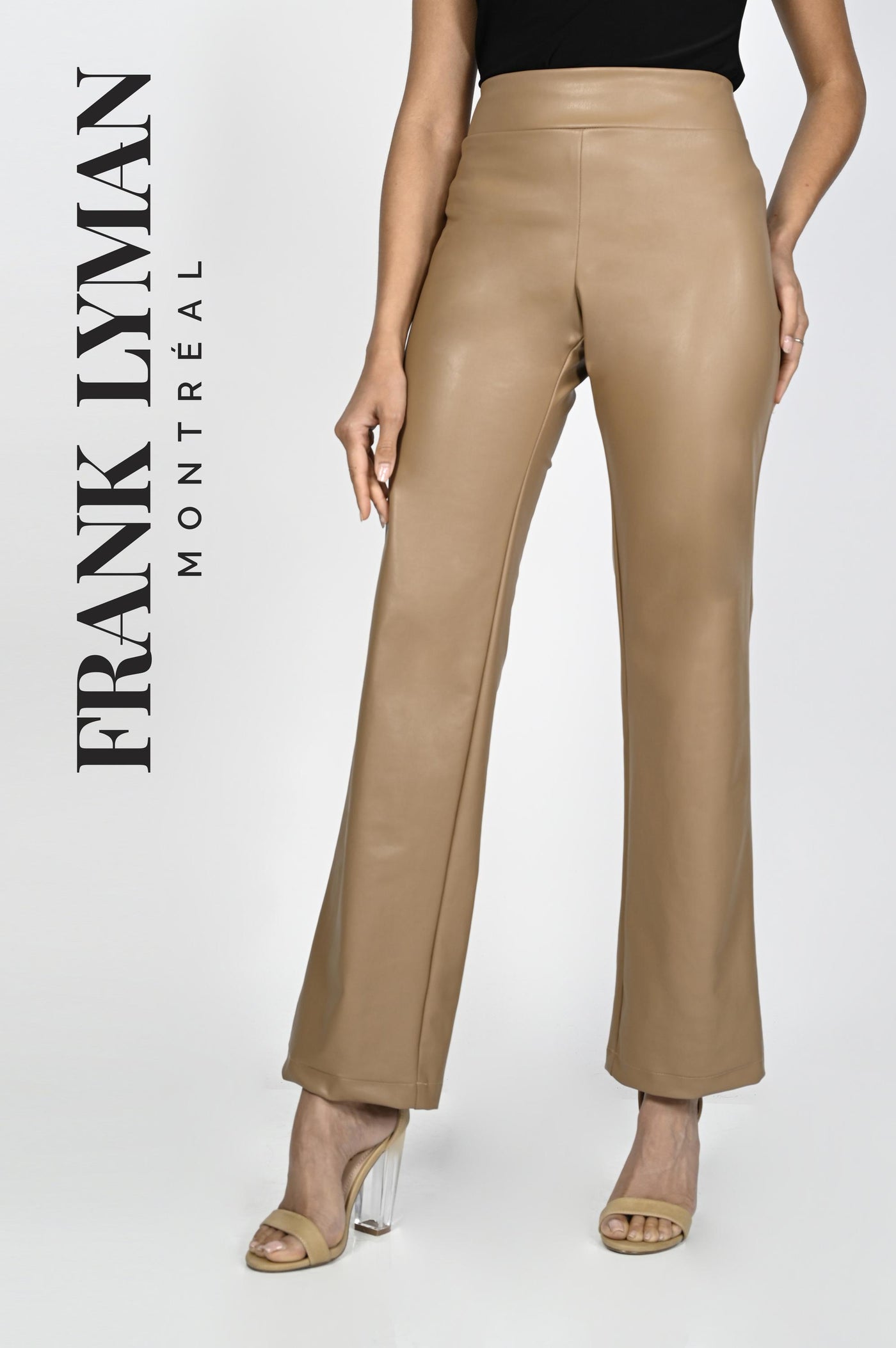 Frank Lyman Faux Leather Pants Style 223383 