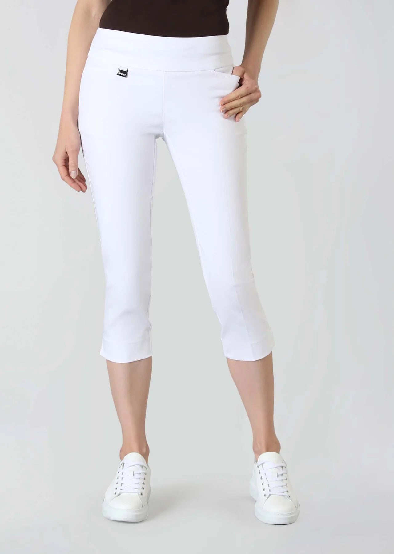 Essentials Slim Capri Pants, Mercury Stretch – Dream Pants