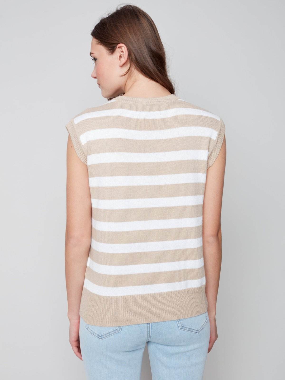 Stripe Vest Sweater - Dream Pants