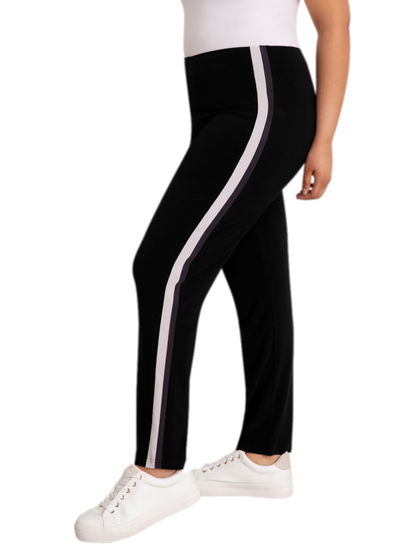 Sympli Underline Narrow Pants Style 27245 Color Black 